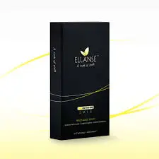 Caja de Ellansé bioestimulador de colágeno de larga duración para rejuvenecimiento facial, tratamiento antiedad de nueva generación en clínica estética Dr. Perdomo