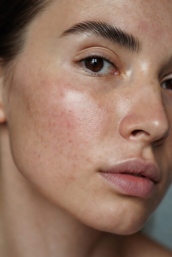 Mujer con manchas y textura irregular en piel candidata a tratamiento revitalizador facial