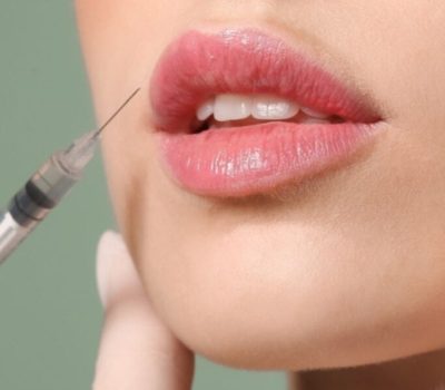 Inyección de ácido hialurónico en labios para aumento y definición en tratamiento de relleno labial
